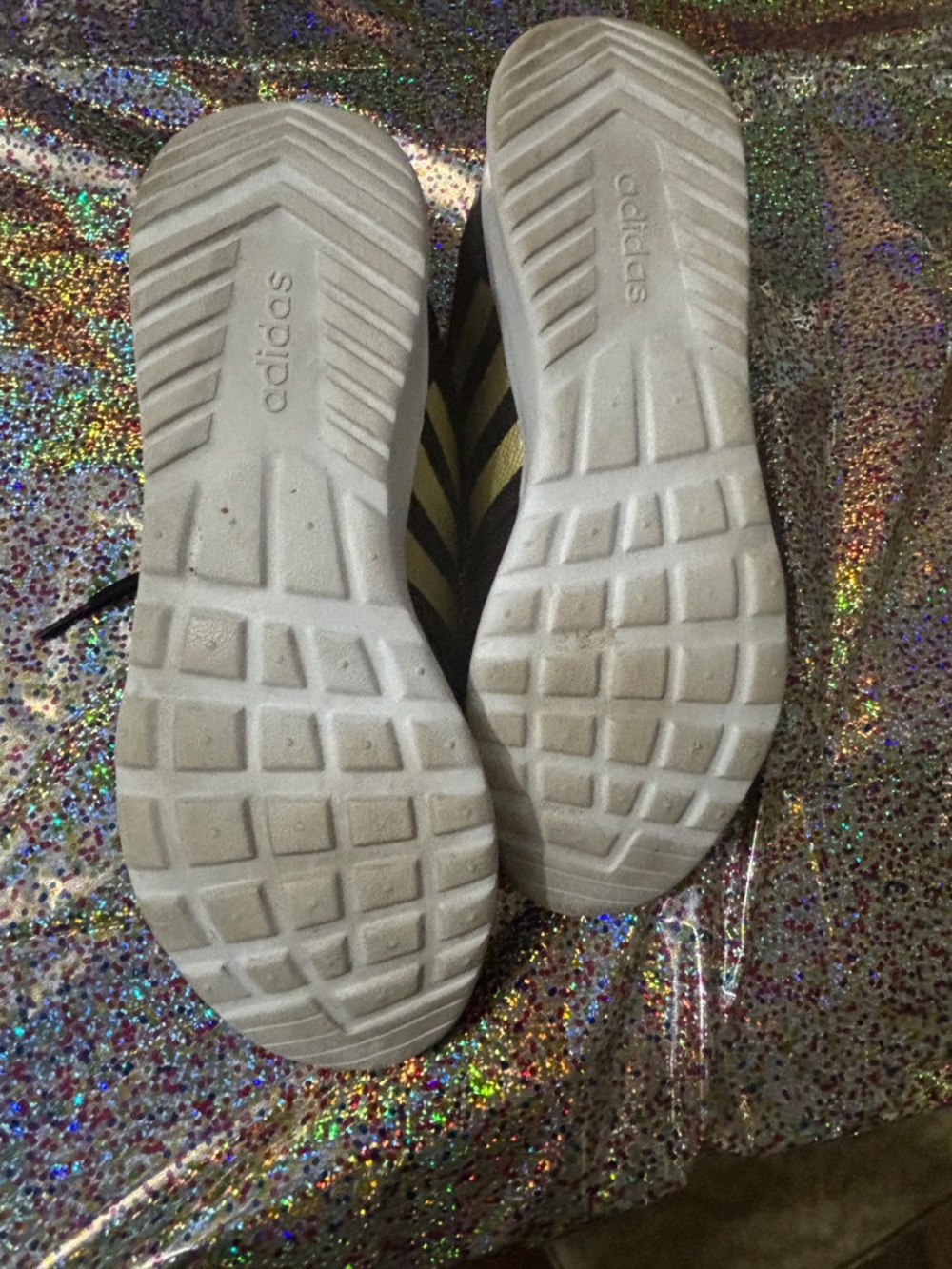 adidas Black and Gold Athletic Shoes Women’s 9 - Picture 8 of 9